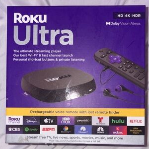 Roku Ultra Streaming Device with Black Remote